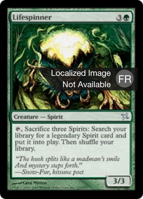 Fileur de vie (Lifespinner) - Betrayers of Kamigawa (#133) - Illustrated by Cara Mitten - Magic: The Gathering Card