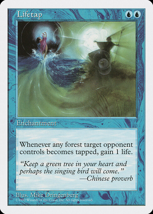 Lifetap - Fifth Edition (#99) - Illustrated by Mike Dringenberg - Magic: The Gathering Card