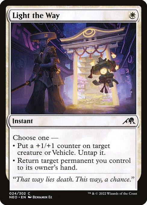 Light the Way - Kamigawa: Neon Dynasty Magic card