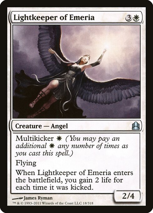 Custode della Luce di Emeria (Lightkeeper of Emeria) - Commander 2011 (#18) - Illustrated by James Ryman - Magic: The Gathering Card