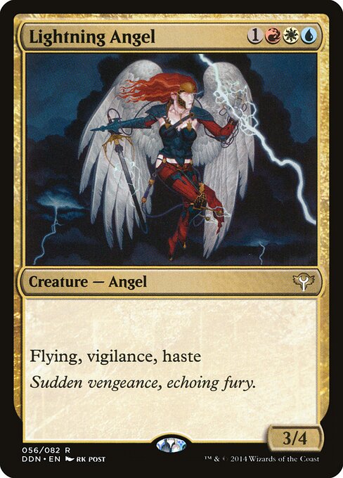 Lightning Angel - Duel Decks: Speed vs. Cunning Magic card