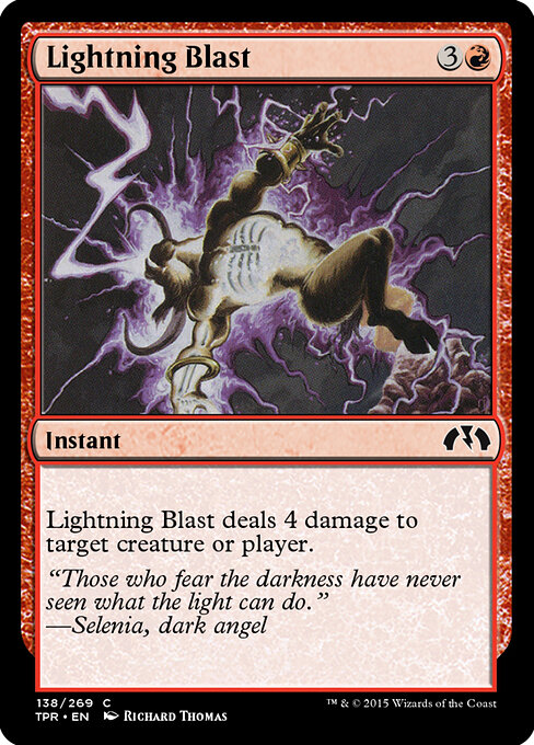 Lightning Blast - Tempest Remastered Magic card