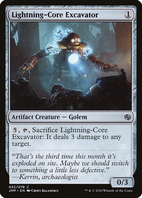 Lightning-Core Excavator - Jumpstart Magic card