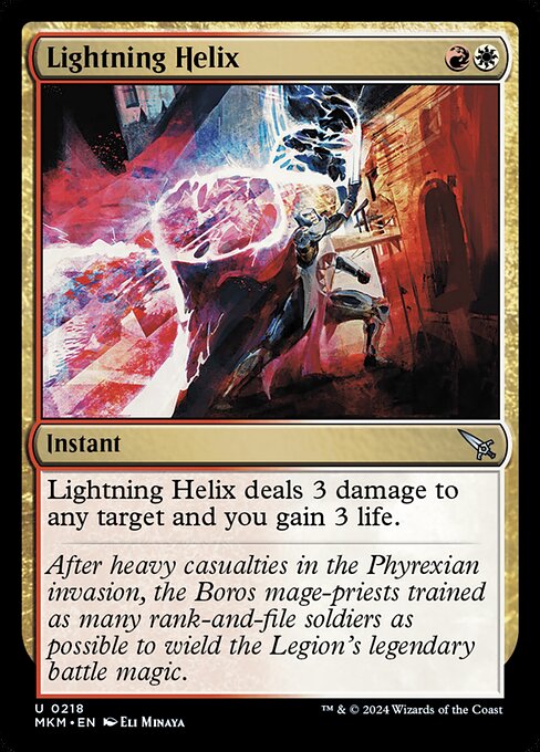Lightning Helix - Murders at Karlov Manor Magic card