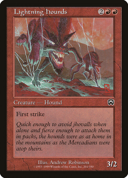 Lightning Hounds - Mercadian Masques Magic card