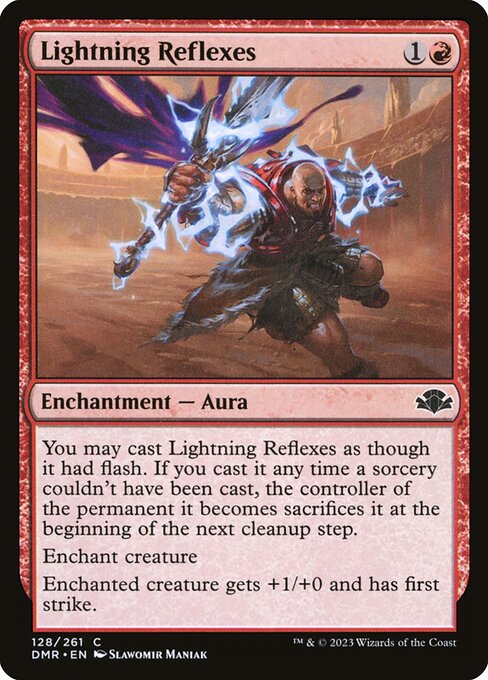 Lightning Reflexes - Dominaria Remastered Magic card