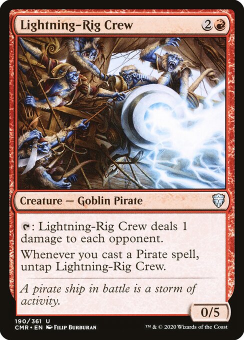 Lightning-Rig Crew - Commander Legends Magic card