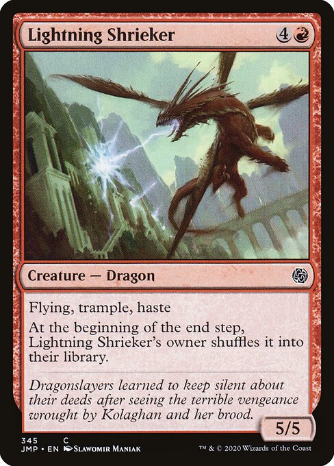 Lightning Shrieker - Jumpstart (#345) - Illustrated by Slawomir Maniak - Magic: The Gathering Card