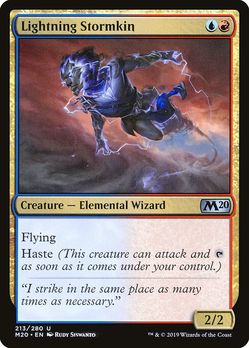 Lightning Stormkin - Core Set 2020 Magic card