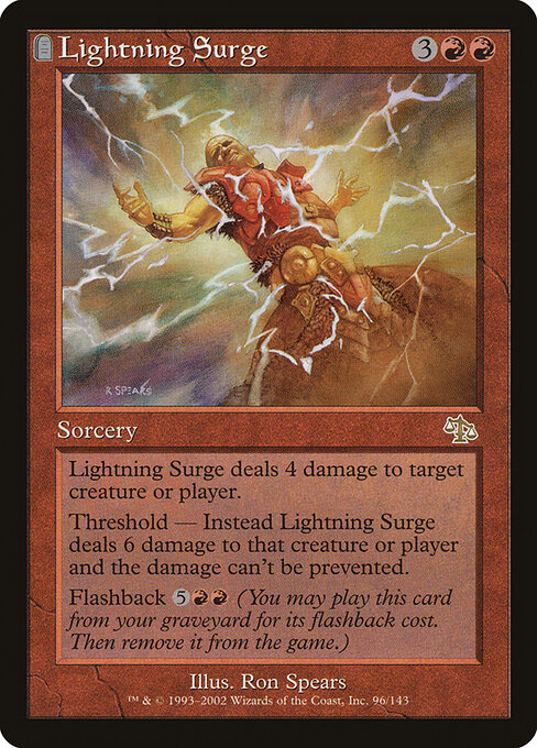 Lightning Surge - Judgment Magic card