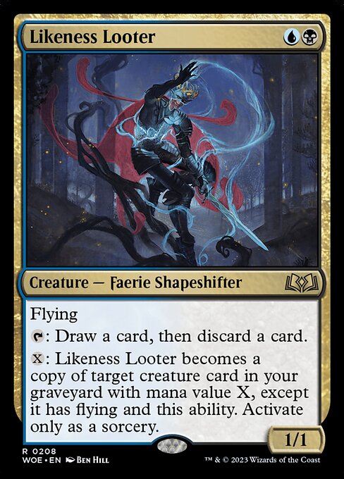 Likeness Looter - Wilds of Eldraine (#208) - Illustrated by Ben Hill - Magic: The Gathering Card