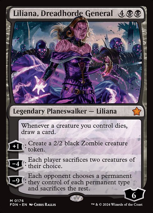 Liliana, Dreadhorde General - Foundations Magic card