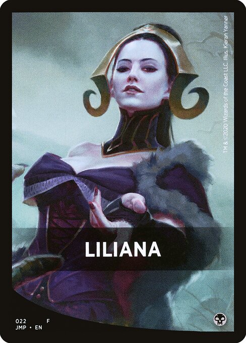 Liliana - Jumpstart Front Cards (#22) - Illustrated by Kieran Yanner - Magic: The Gathering Card