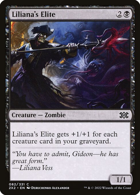 Liliana's Elite - Double Masters 2022 Magic card