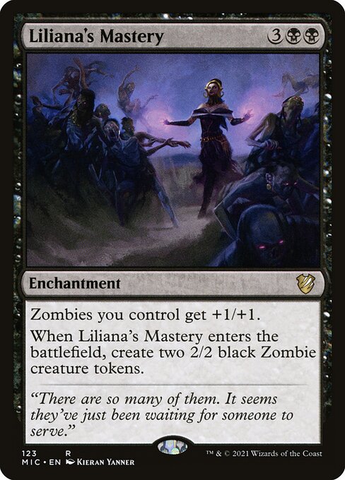 Liliana's Mastery - Midnight Hunt Commander Magic card