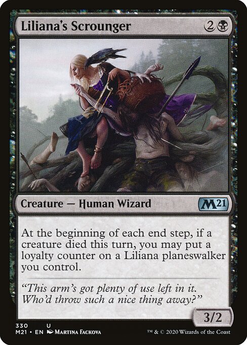 Liliana's Scrounger - Core Set 2021 Magic card