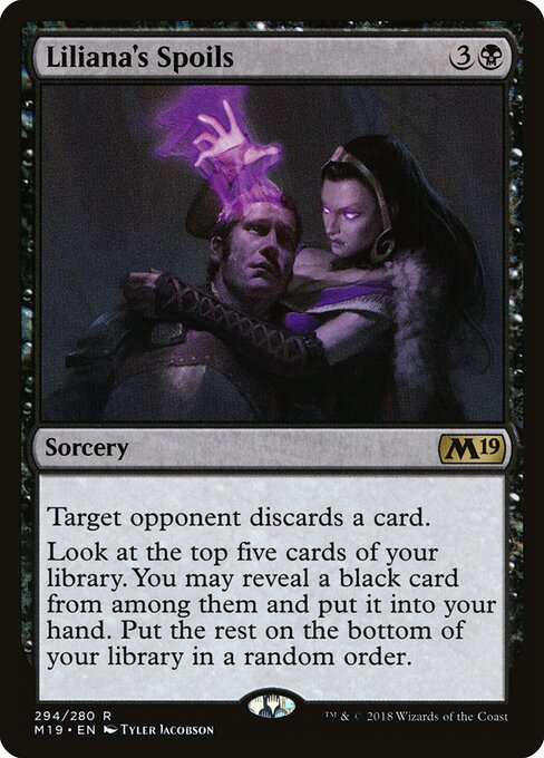 Liliana's Spoils - Core Set 2019 Magic card