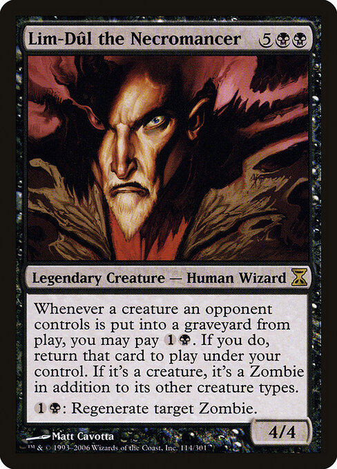 Lim-Dûl the Necromancer - Time Spiral Magic card