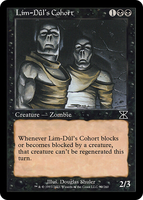 Lim-Dûl's Cohort - Masters Edition IV (#90) - Illustrated by Douglas Shuler - Magic: The Gathering Card
