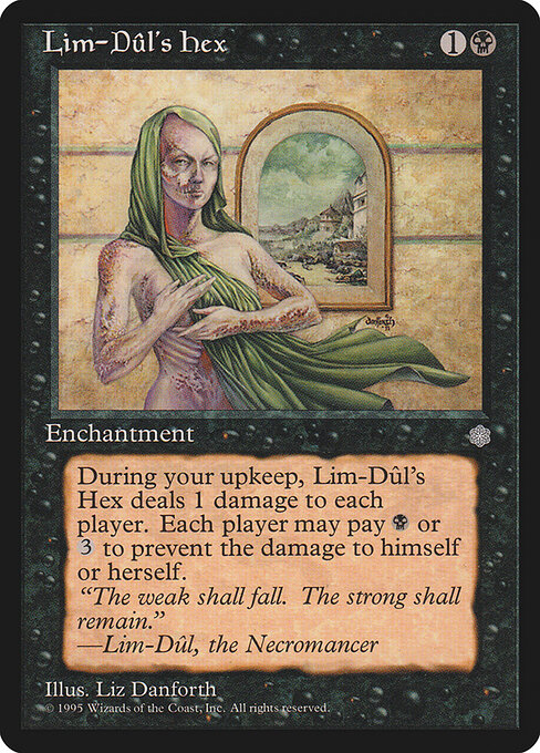Lim-Dûl's Hex - Ice Age Magic card