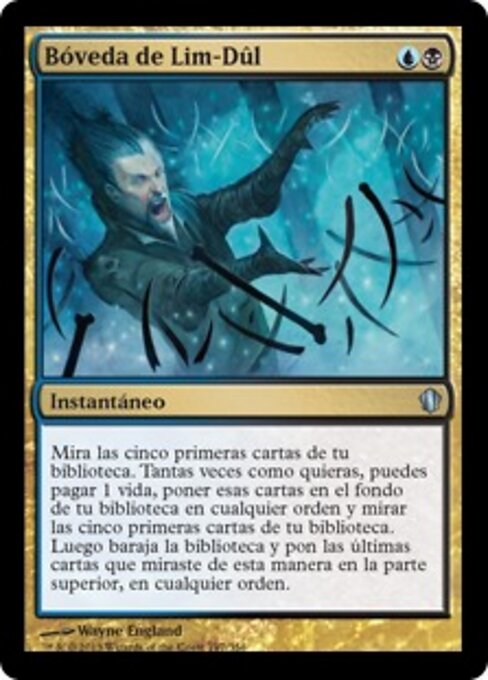 Lim-Dûls Gruft (Lim-Dûl's Vault) - Commander 2013 (#197) - Illustrated by Wayne England - Magic: The Gathering Card