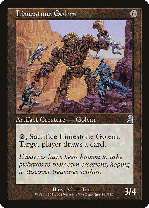 Limestone Golem - Odyssey Magic card