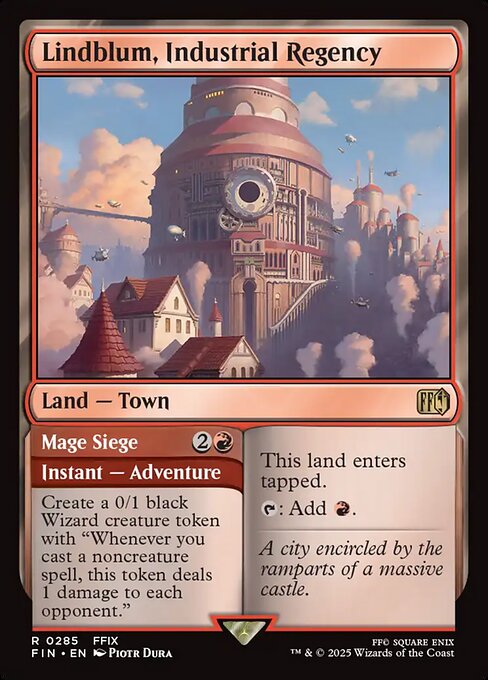 Lindblum, Industrial Regency // Mage Siege - Final Fantasy Magic card