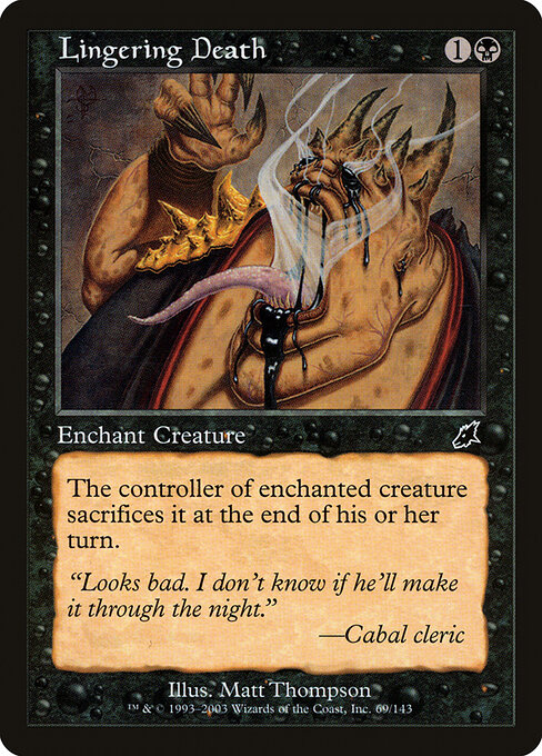 Lingering Death - Scourge Magic card