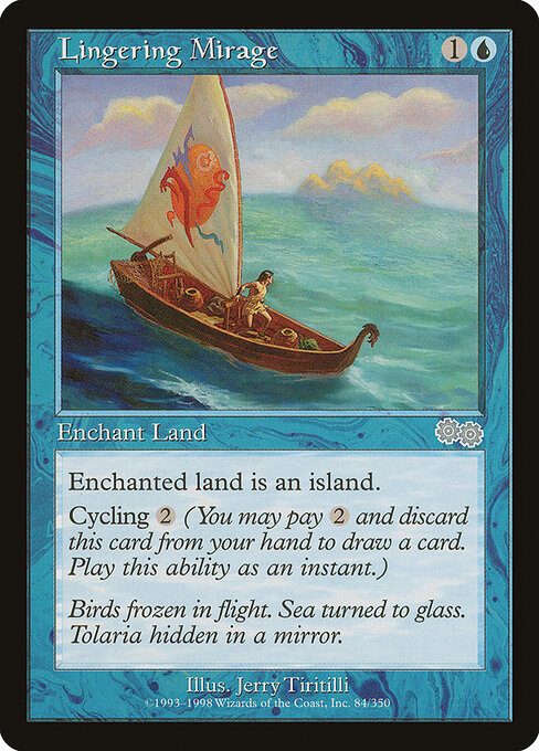 Lingering Mirage - Urza's Saga Magic card