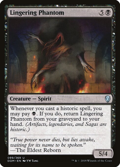 Lingering Phantom - Dominaria Magic card