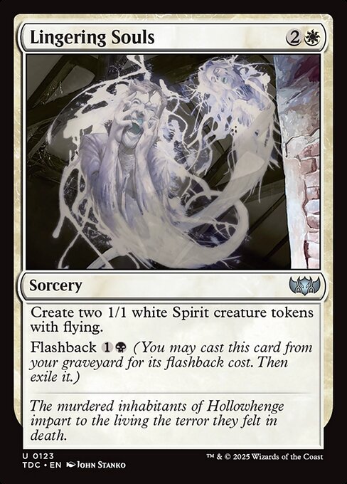 Lingering Souls - Tarkir: Dragonstorm Commander Magic card