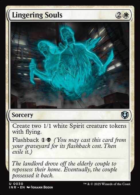 Anime Indugianti (Lingering Souls) - Dark Ascension (#12) - Illustrated by Bud Cook - Magic: The Gathering Card