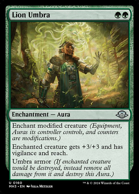 Lion Umbra - Modern Horizons 3 Magic card