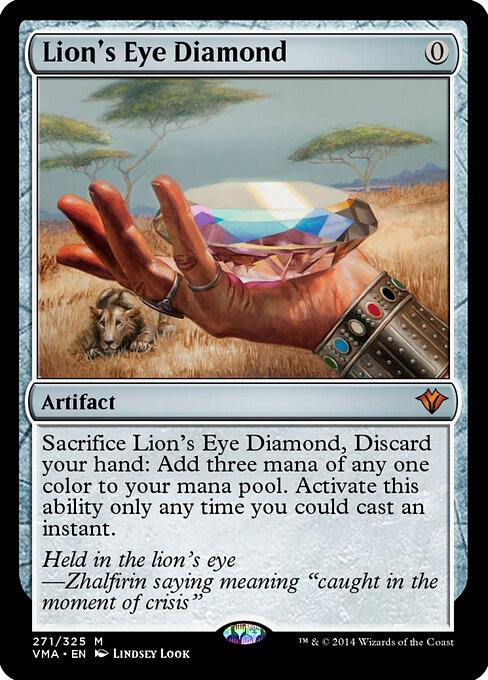 Lion's Eye Diamond - Vintage Masters Magic card
