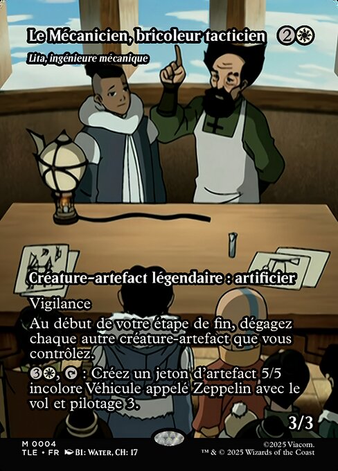Lita, ingénieure mécanique (Lita, Mechanical Engineer) - Avatar: The Last Airbender Eternal (#4) - Illustrated by Viacom - Magic: The Gathering Card
