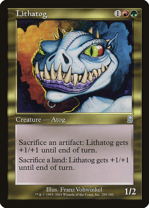 Lithatog - Odyssey Magic card