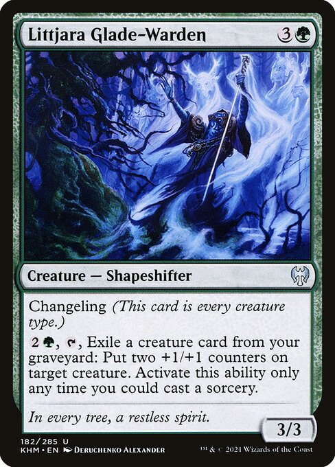 Littjara Glade-Warden - Kaldheim Magic card