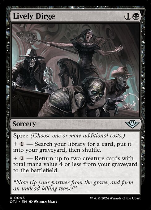Lively Dirge - Outlaws of Thunder Junction Magic card