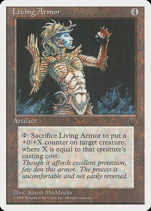 Living Armor - Chronicles Magic card