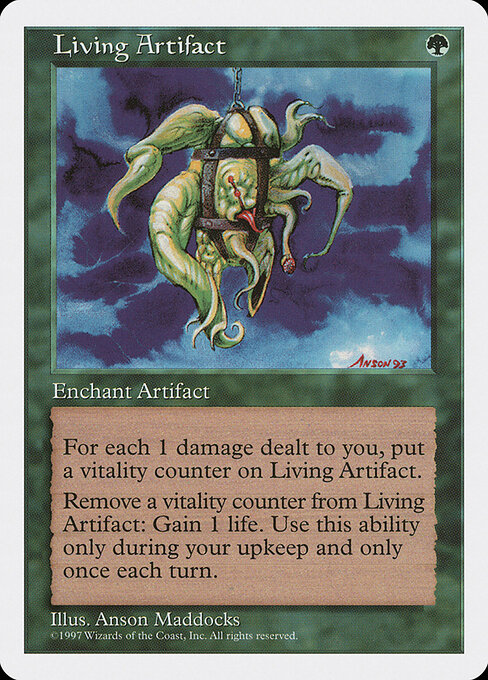 Living Artifact - Fifth Edition Magic card