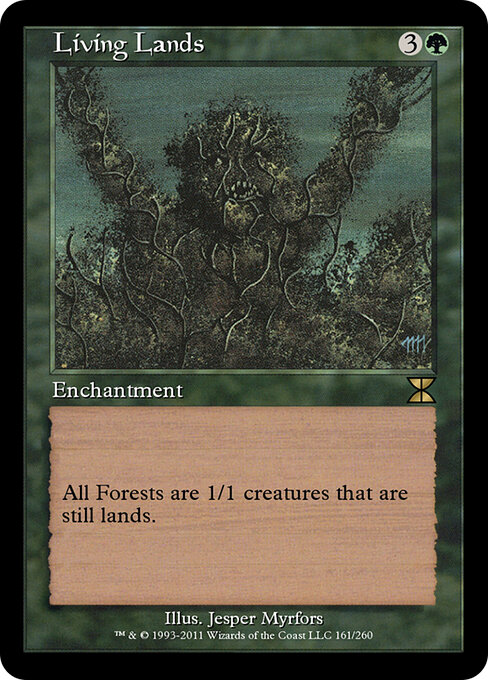 Living Lands - Masters Edition IV (#161) - Illustrated by Jesper Myrfors - Magic: The Gathering Card