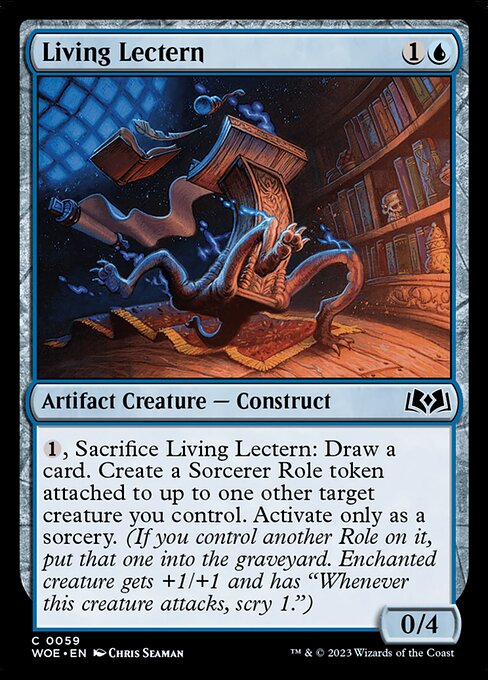Living Lectern - Wilds of Eldraine Magic card
