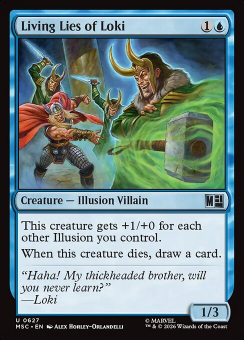 Living Lies of Loki - Marvel Super Heroes Commander Magic card