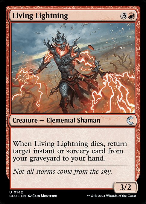 Living Lightning - Ravnica: Clue Edition Magic card
