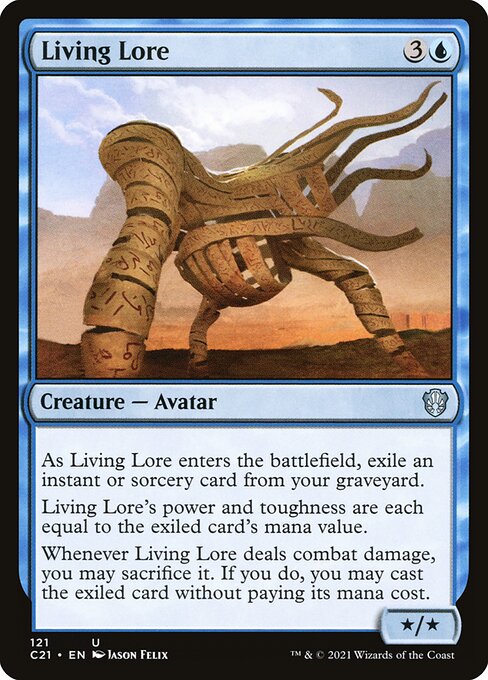Living Lore - Commander 2021 Magic card