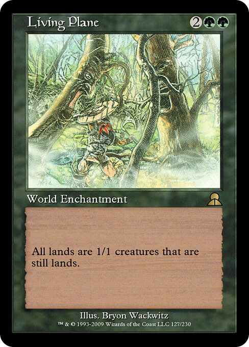 Living Plane - Masters Edition III Magic card