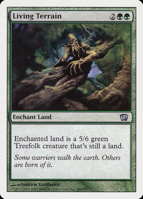 Living Terrain - Eighth Edition Magic card