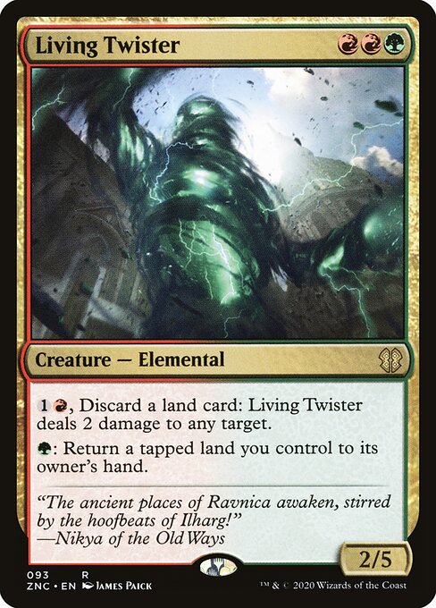 Living Twister - Zendikar Rising Commander (#93) - Illustrated by James Paick - Magic: The Gathering Card