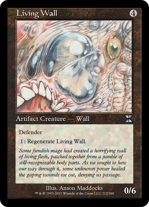 Living Wall - Masters Edition IV Magic card