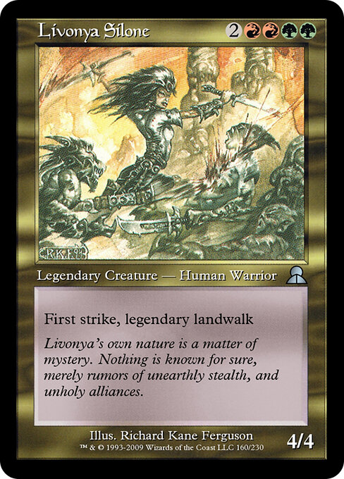 Livonya Silone - Masters Edition III (#160) - Illustrated by Richard Kane Ferguson - Magic: The Gathering Card